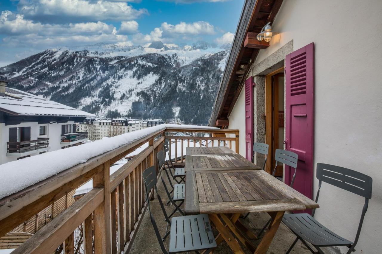 Loft Apartment High Rimaye - Mont Blanc Views, Close To Brevent Chamonix Mont Blanc Exterior foto